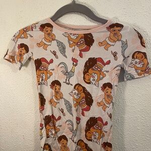 Wild Ren 4T Moana Short Sleeve/Shorts Bamboo Pajama Set